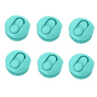 6 PCS Plastic Shell Shaped Quilt Cover Gripper Safety Needleless Bed Sheet Fastener